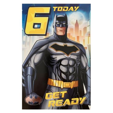 6 Today Batman 6th Birthday Card £2.10